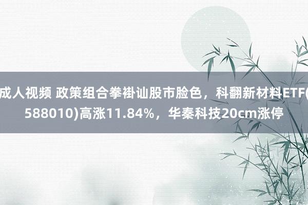 成人视频 政策组合拳褂讪股市脸色，科翻新材料ETF(588010)高涨11.84%，华秦科技20cm涨停