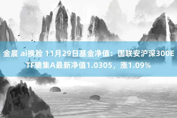 金晨 ai换脸 11月29日基金净值：国联安沪深300ETF辘集A最新净值1.0305，涨1.09%