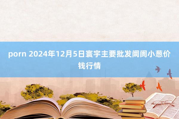 porn 2024年12月5日寰宇主要批发阛阓小葱价钱行情