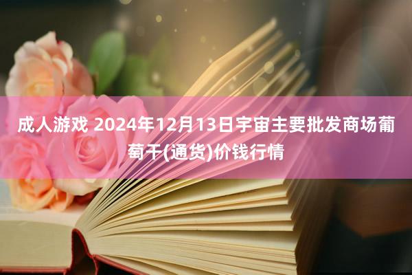 成人游戏 2024年12月13日宇宙主要批发商场葡萄干(通货)价钱行情