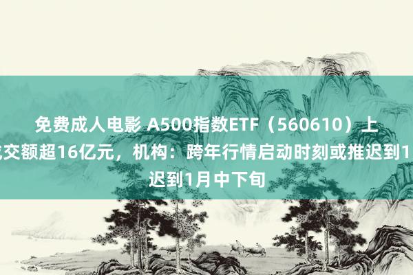 免费成人电影 A500指数ETF（560610）上周日均成交额超16亿元，机构：跨年行情启动时刻或推迟到1月中下旬