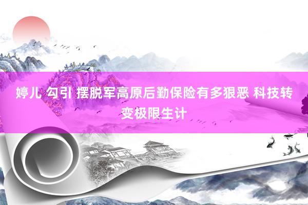 婷儿 勾引 摆脱军高原后勤保险有多狠恶 科技转变极限生计