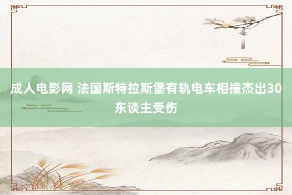 成人电影网 法国斯特拉斯堡有轨电车相撞杰出30东谈主受伤